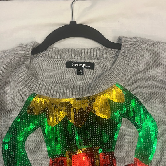 George Women's (Ugly) Christmas Pullover Sweater Size XXL. - Picture 3 of 6